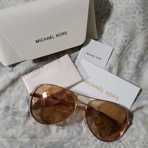 Michael Kors Rose Gold Sunglasses